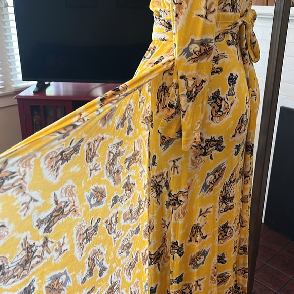 ModCloth “Western Wrap-Around” Dress - Picture 3 of 6